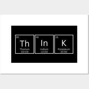 Think Periodic Table Posters and Art